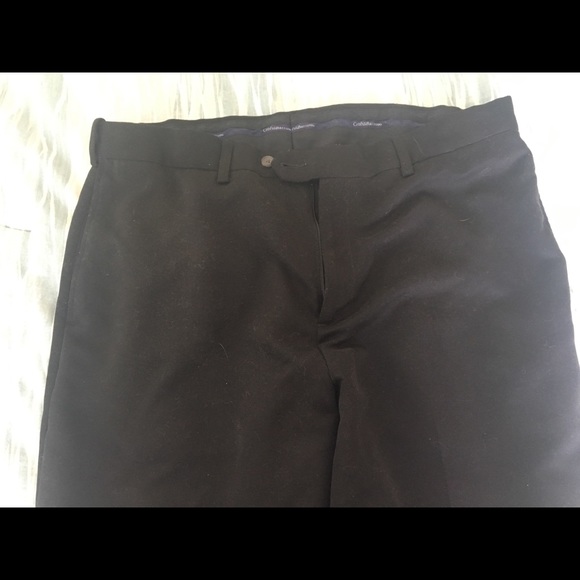 Pants Croft And Barrow Mens Black Dress Pants 36x3 Poshmark
